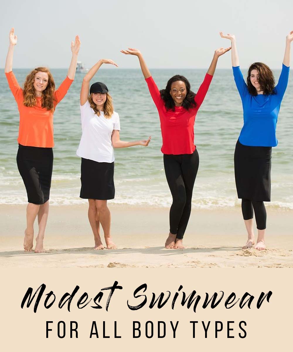 Beautiful + Modest Swimsuits for Every Body Type