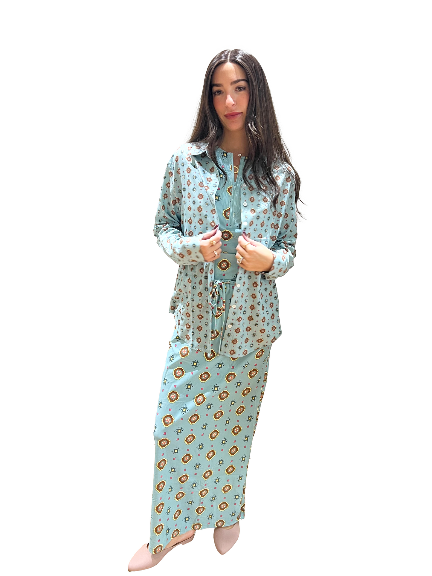 Aqua Trio Bathing Suit Geo