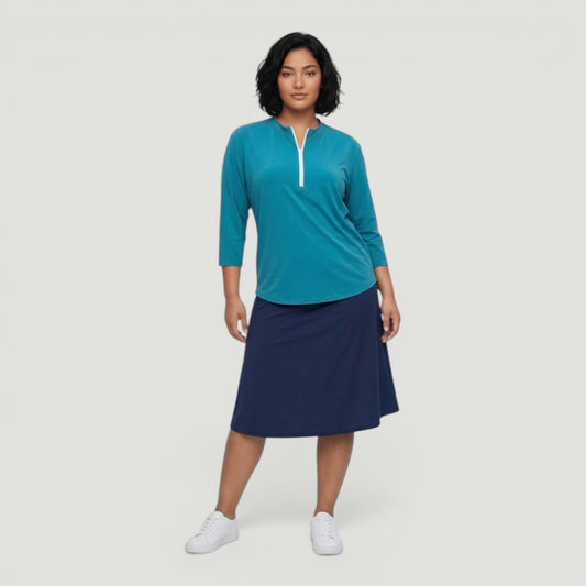 Half Zip Top- Plus