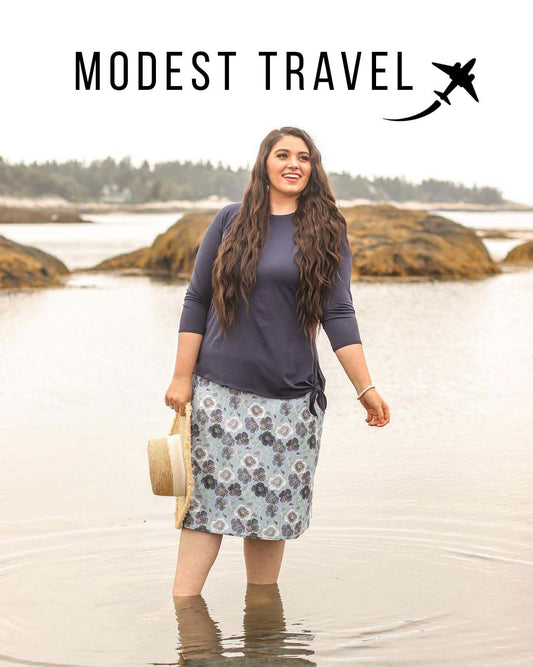 Traveling with modest swimwear