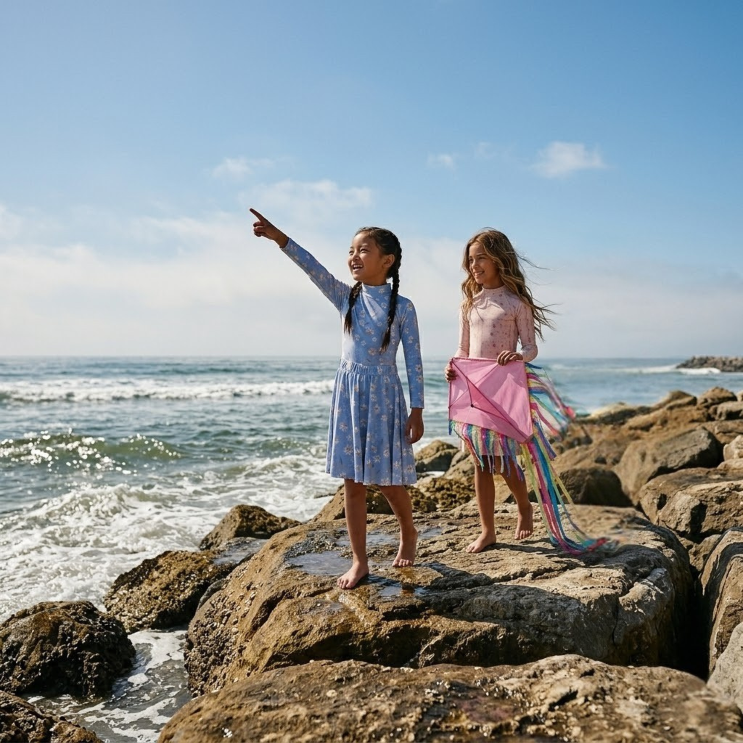  2-Piece Modest Swim Sets for Girls