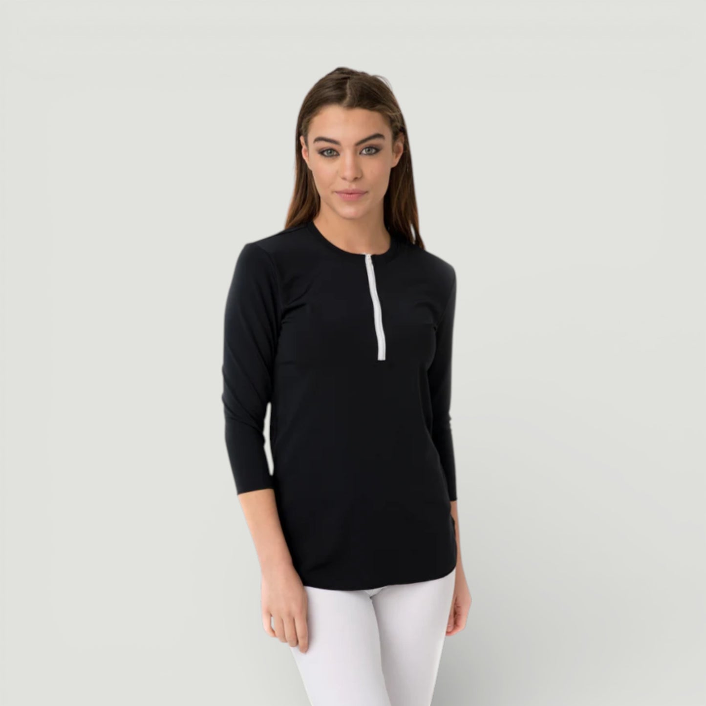 Half Zip Swim Top