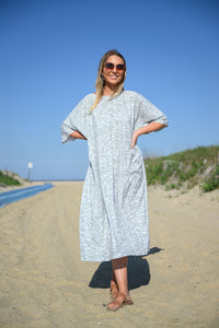 Leopard Kaftan Swim Dress