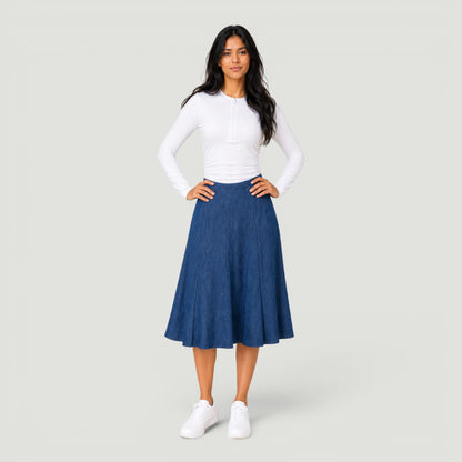 Teen Panel Swim Skirt