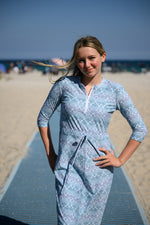 Load image into Gallery viewer, Teen Surfboard Midi Swim Dress
