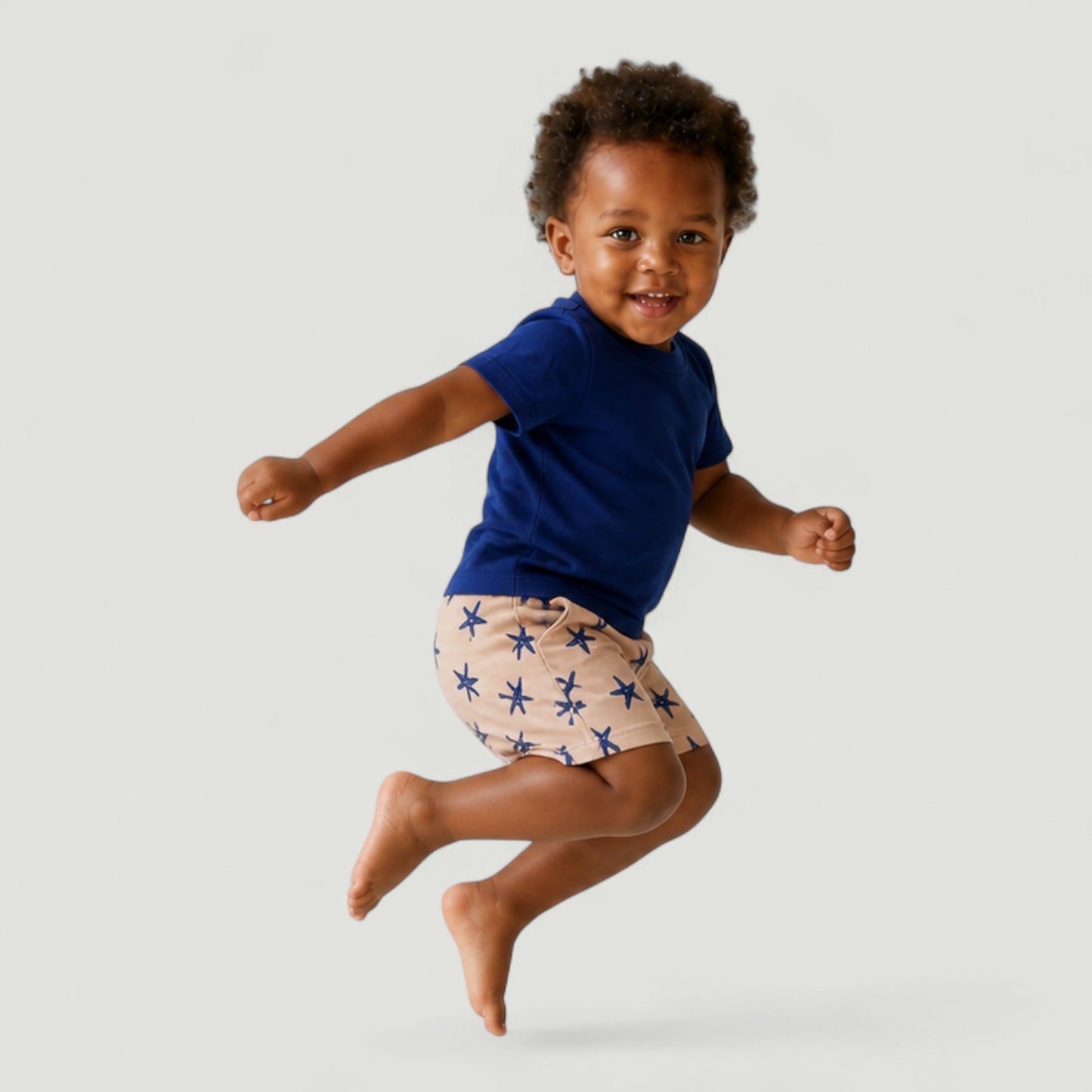 Boys Navy Star Set
