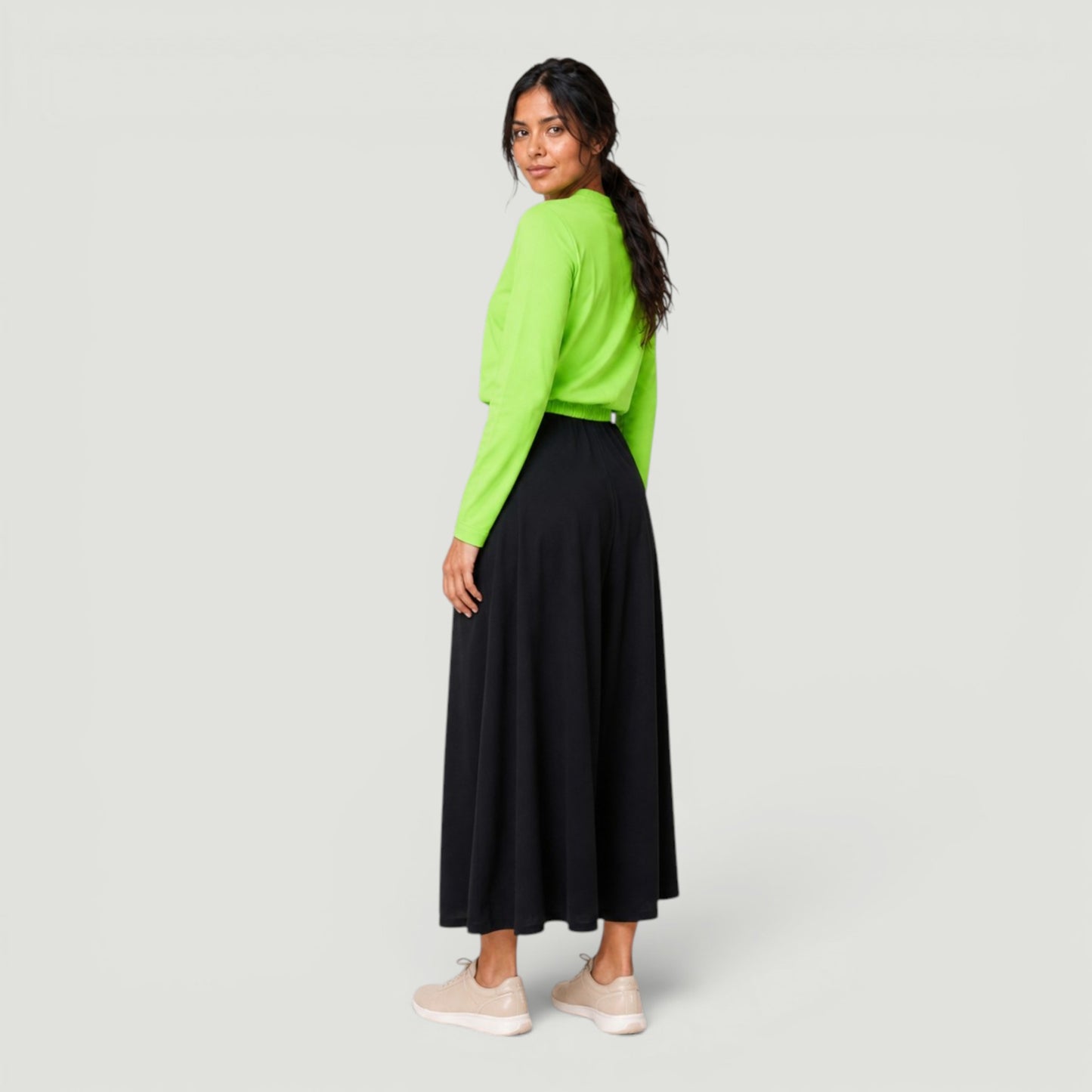 Teen Green Drawstring  Neon Top