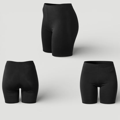 Black Active & Swim Shorts