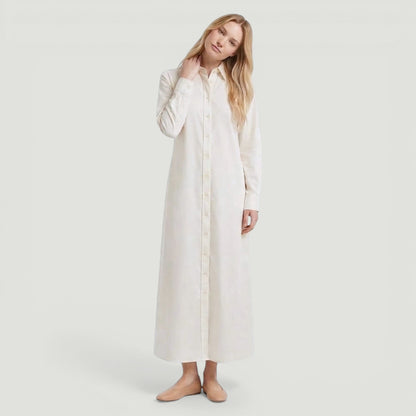 White Shirt Swim Dress