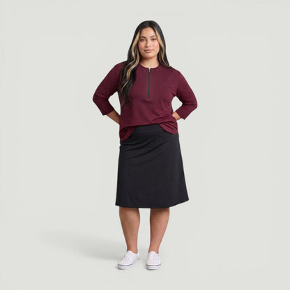 Half Zip Top- Plus