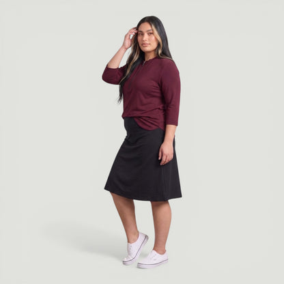 Half Zip Top- Plus