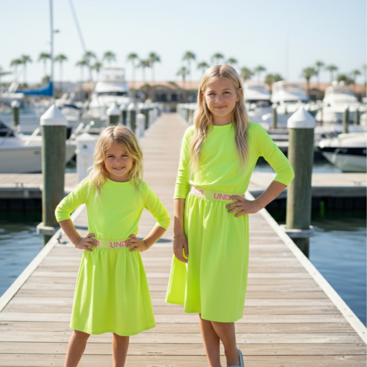 Kids Neon Swim Set