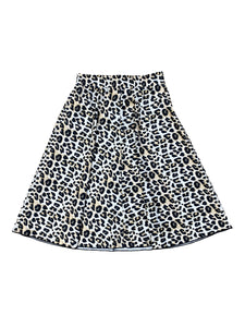 Ladies Leopard Flairy Swim Skirt
