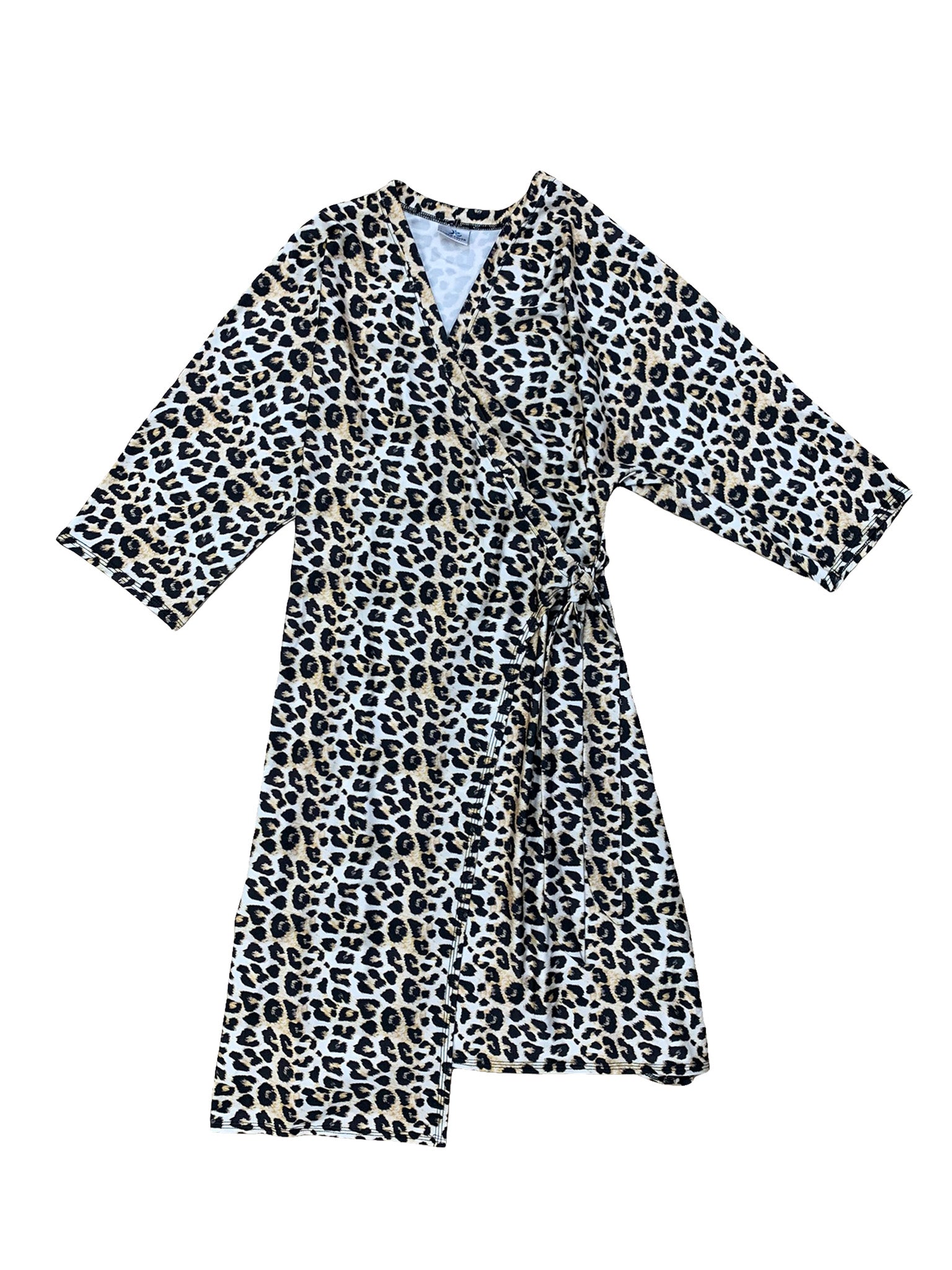 Leopard Wrap Swim Dress