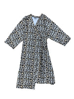 Load image into Gallery viewer, Leopard Wrap Swim Dress
