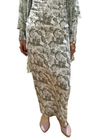 Load image into Gallery viewer, Aqua Trio Skirt Green Leaves
