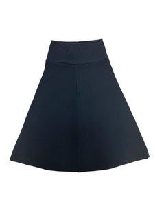 Ladies Black Active Midi Skirt (26 inches)