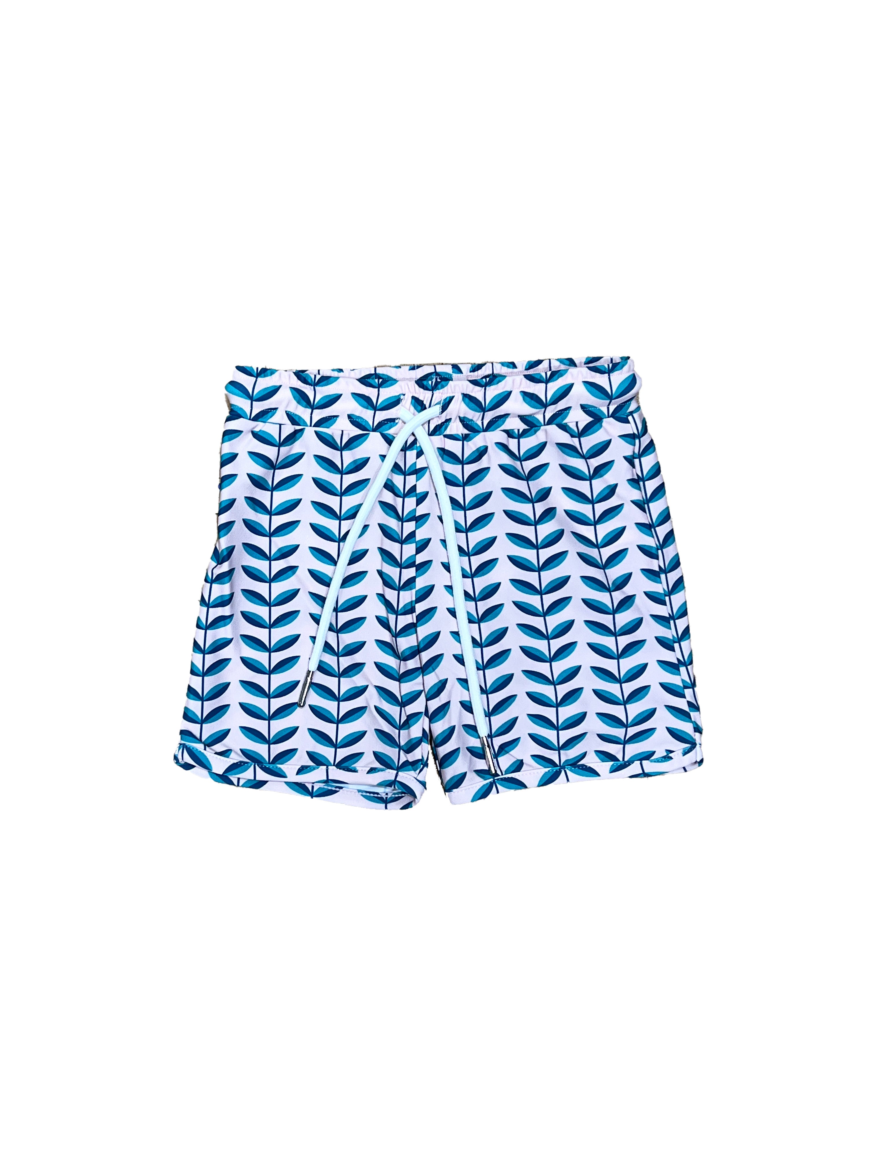 Boys Vintage Floral Swim Short