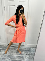 Load image into Gallery viewer, Ladies Coral Wrap Swim Skirt
