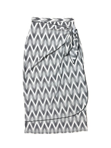 Chevron Maxi Sarong Wrap Swim Skirt