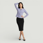 Load image into Gallery viewer, Purple Active Full Zip Swim Top with Pockets
