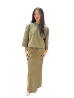 Load image into Gallery viewer, Green Drawstring Swim Set
