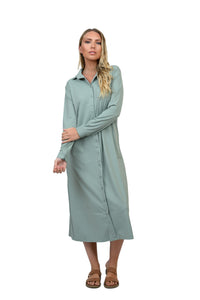 Button Shirt Dress