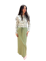 Load image into Gallery viewer, Drawstring Skirt Green
