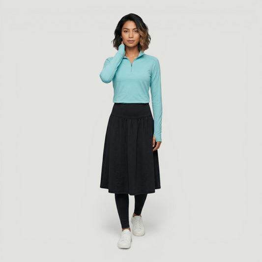 Active Swim Skirt With Long Leggings