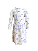 Load image into Gallery viewer, Kids Blue Bow Bathing Suit Set
