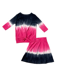 Kids Tie Dye Knot Swim Set