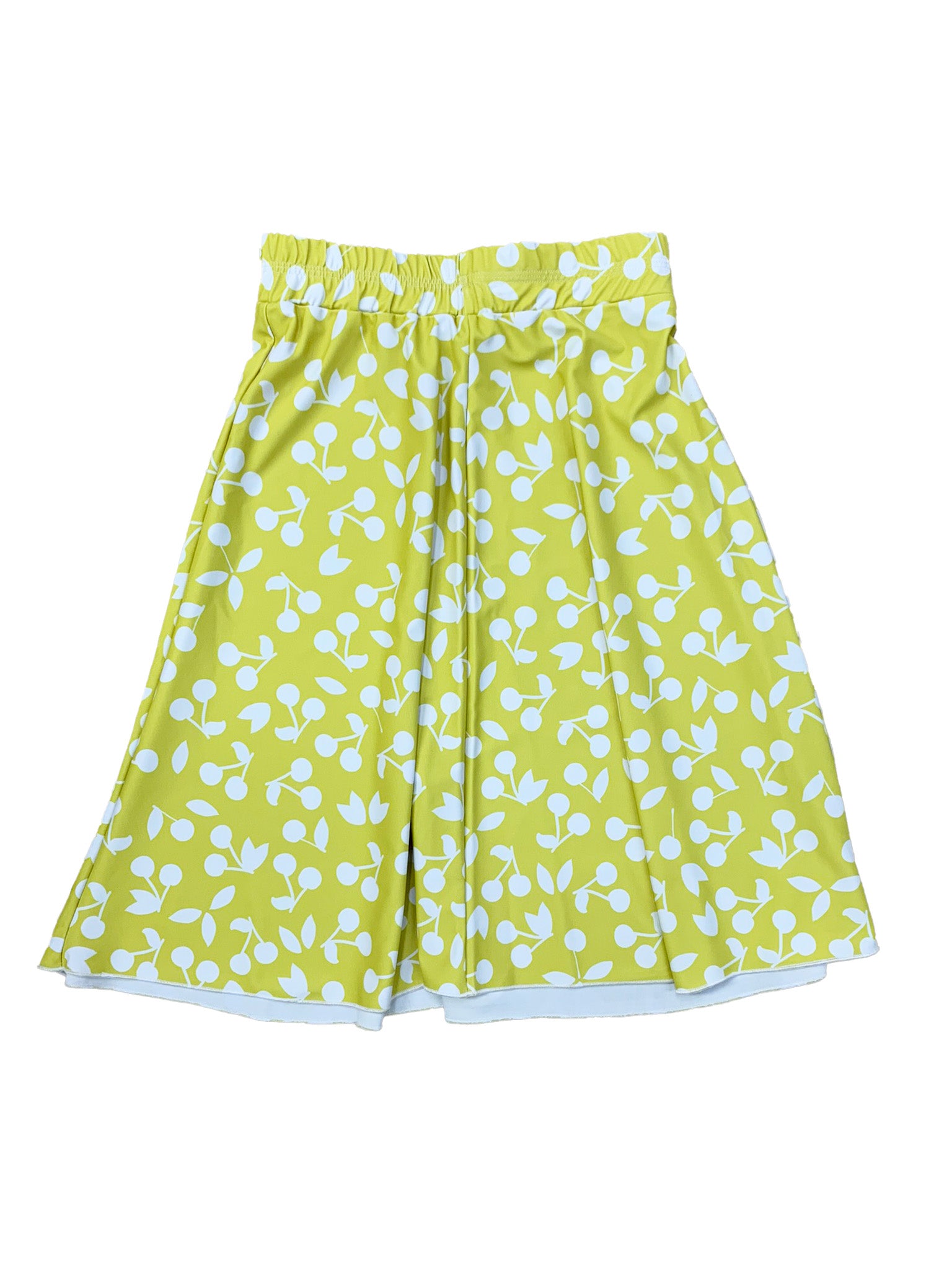 Kids Yellow Cherry Skirt