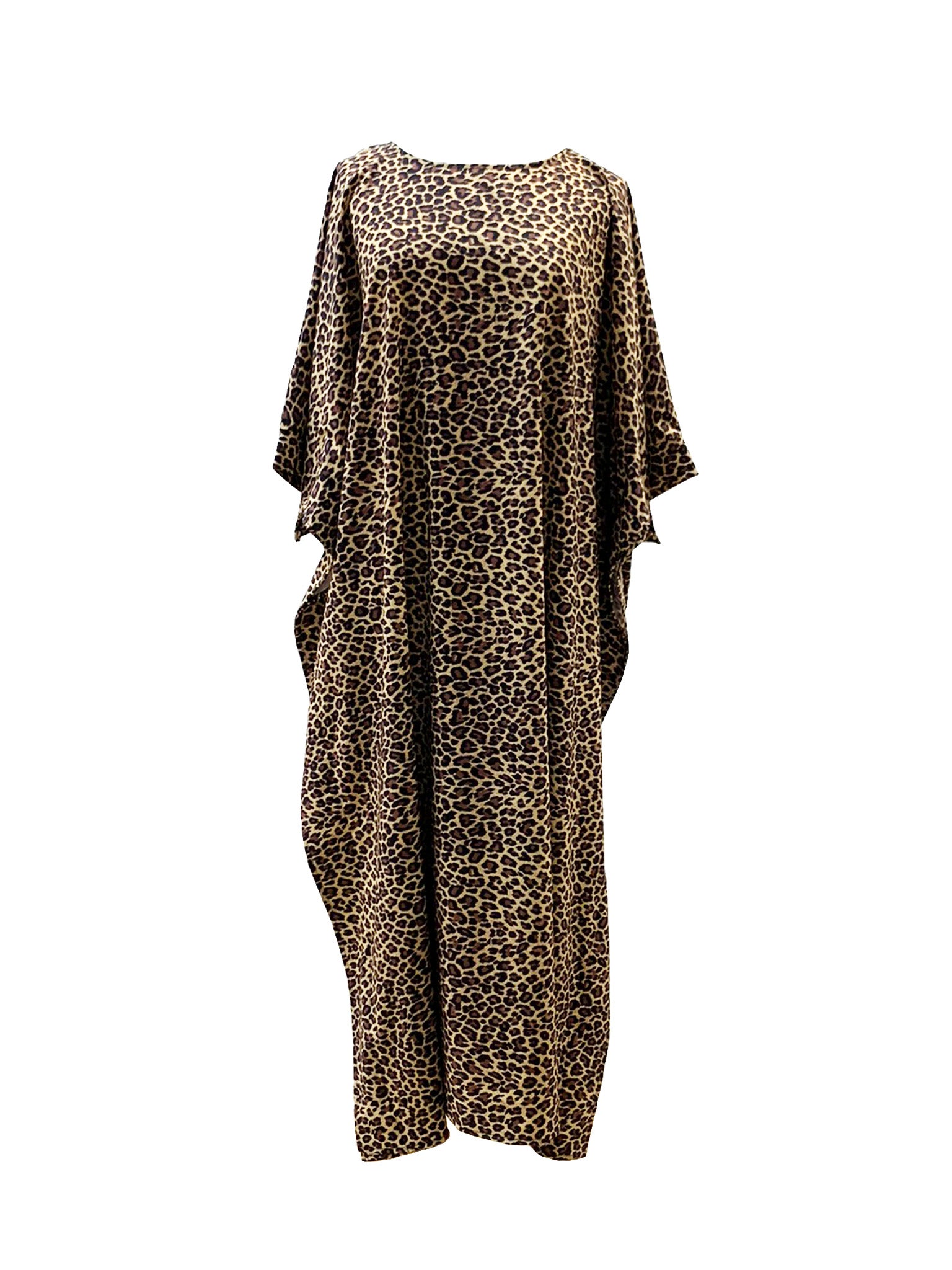 Leopard Kaftan Swim Dress