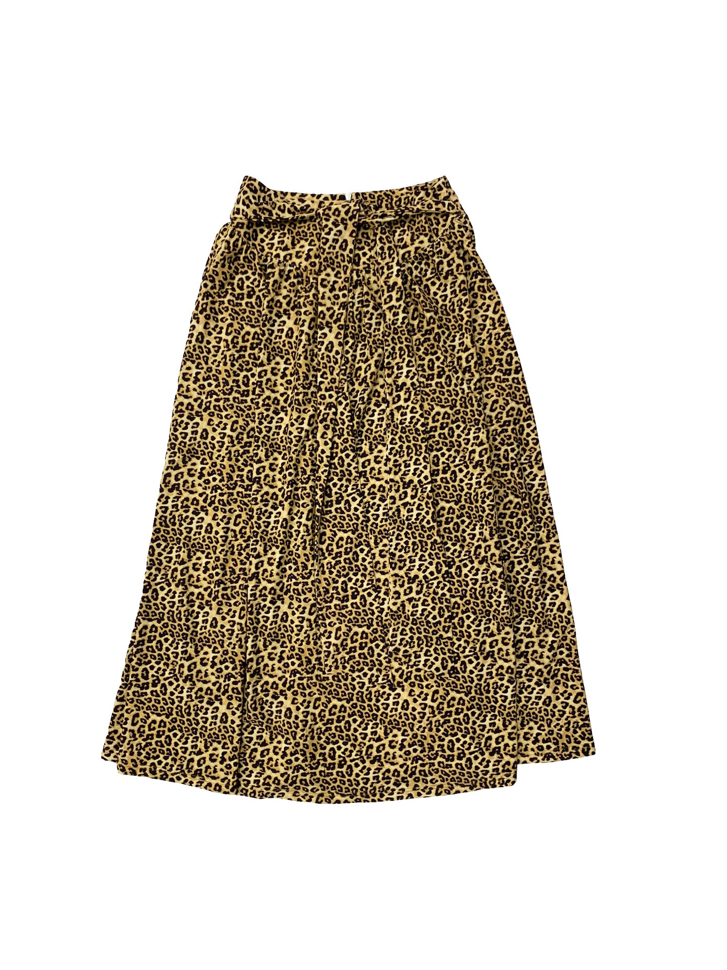 Leopard Tie Swim Skirt