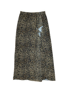 Leopard Mesh Maxi Swim Sarong