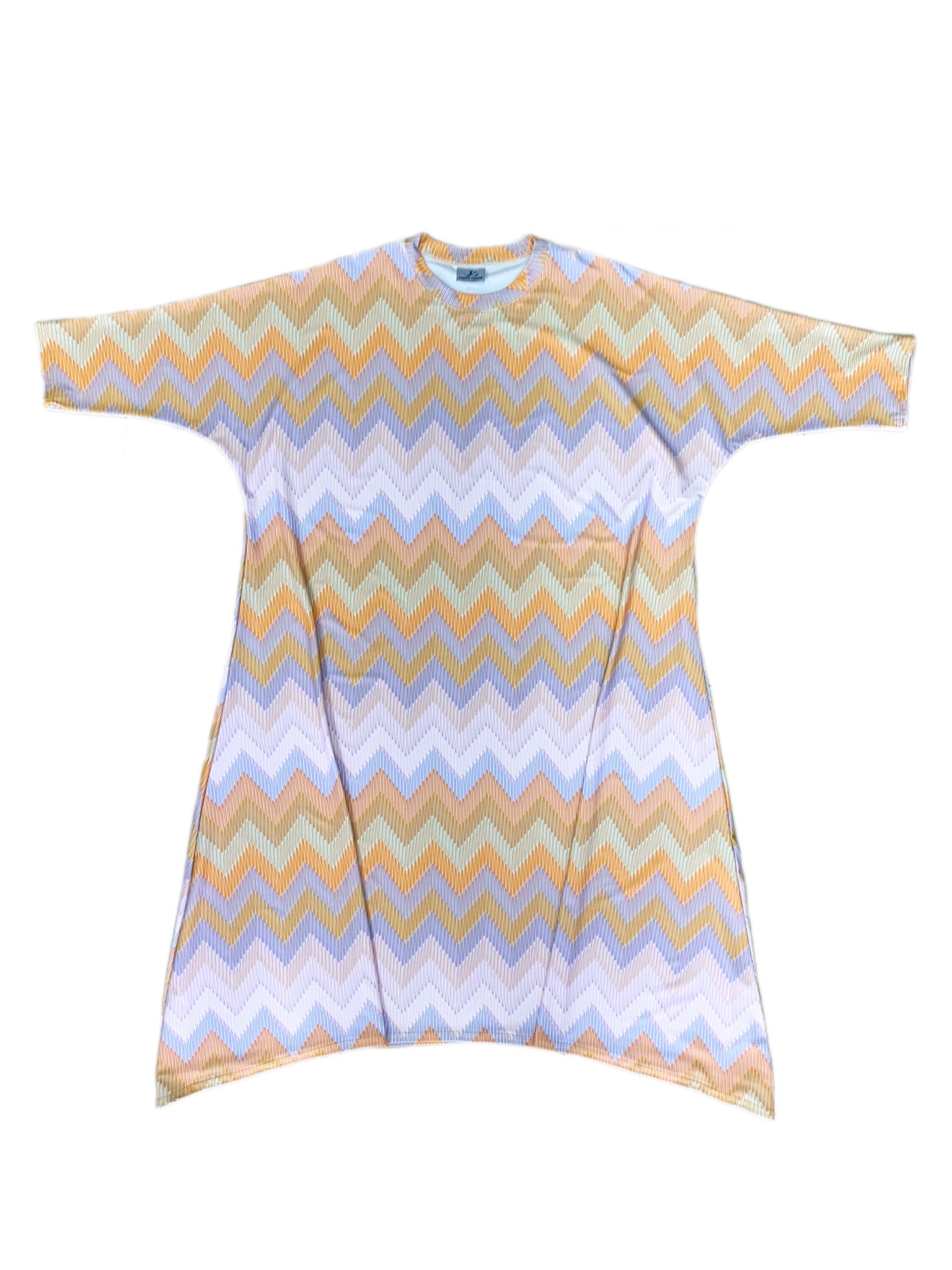 Sunset Chevron Swing Swim Dress