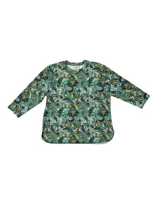 Green Paisley Swim Top