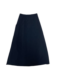 Teen Black Pocket Swim Skirt