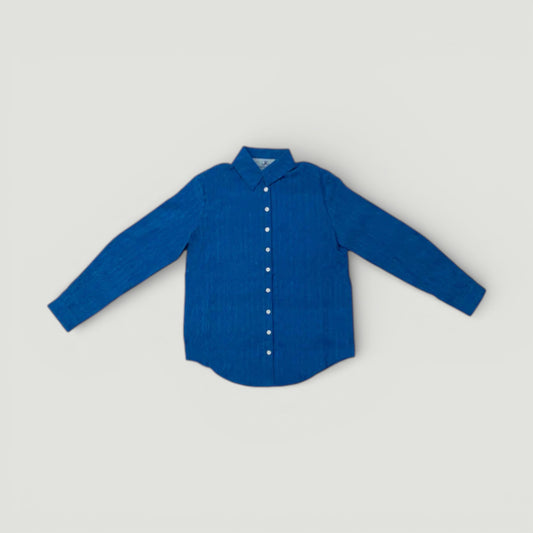 Ladies Oversized Denim Swim Shirt