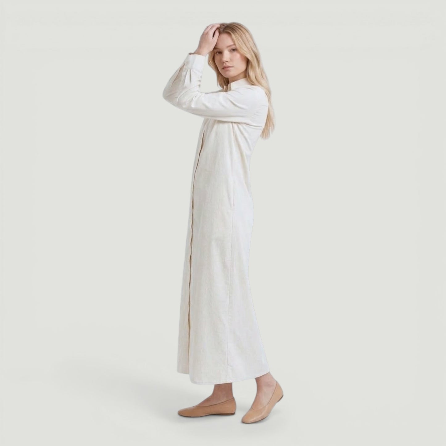 White Shirt Swim Dress