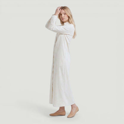 White Shirt Swim Dress