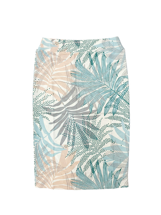 Aqua Trio Paradise Palm Midi Swim Skirt