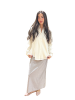 Load image into Gallery viewer, White Button Swim Shirt
