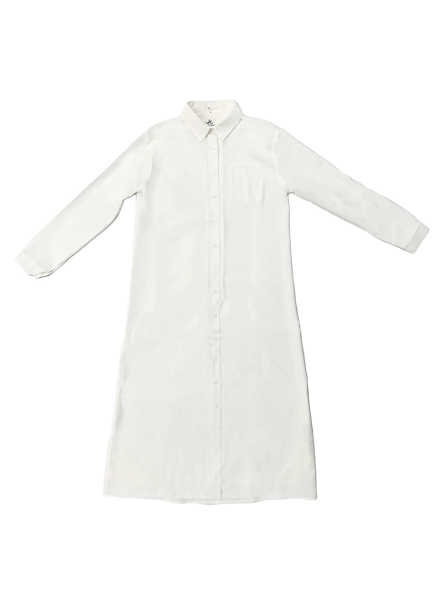 White Shirt Swim Dress