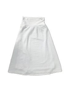 White Active Midi Swim Skirt With Shorts