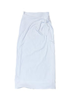 Load image into Gallery viewer, White Ribbed Maxi Swim Skirt
