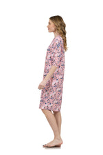 Load image into Gallery viewer, Pink Floral Flow Swim Dress
