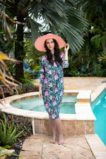 Load image into Gallery viewer, Hawaiian Flow Swim Dress
