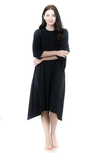 Black Swing Swim Dress (Longer Length)