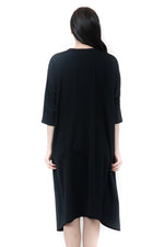 Load image into Gallery viewer, Black Swing Swim Dress (Longer Length)
